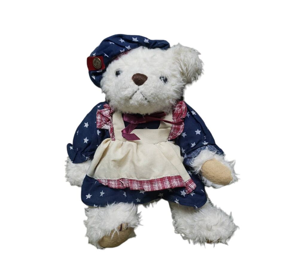 Pickford Bears OPAL American Original Brass Button Bear Plush Stuffed Animal